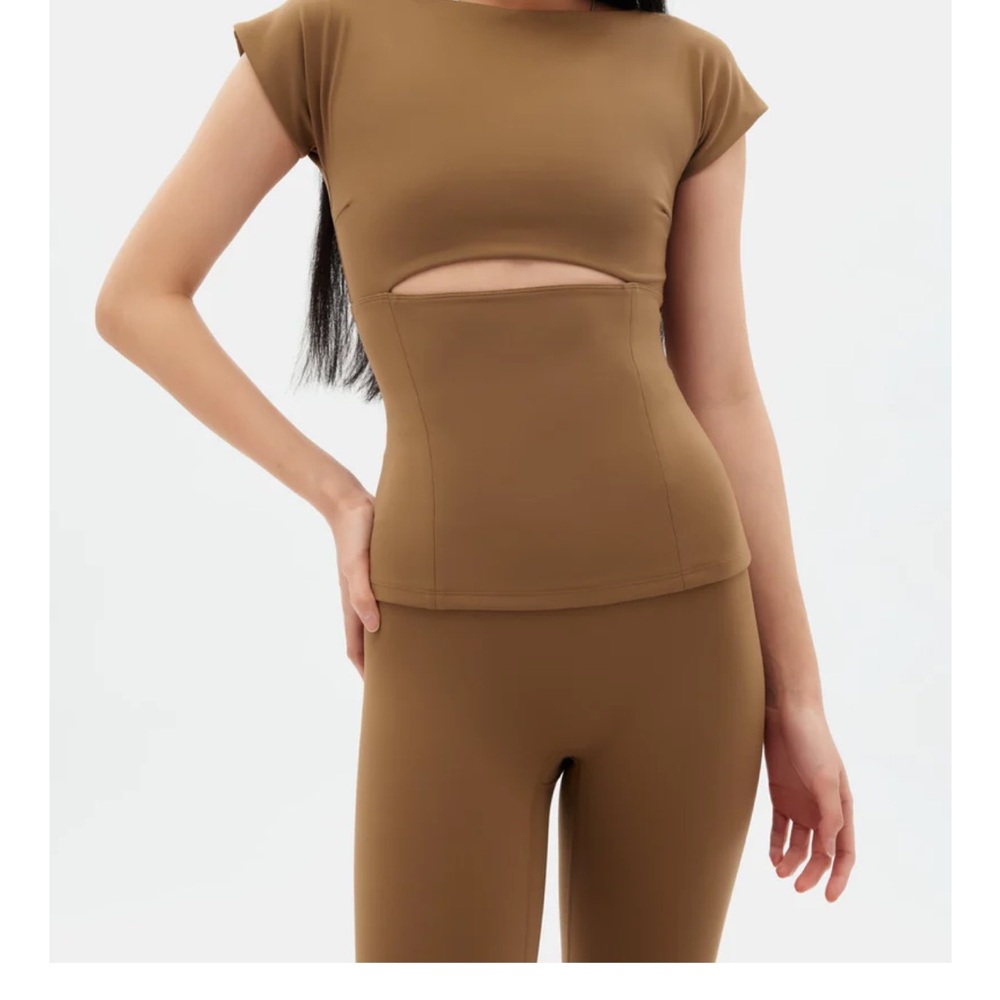 Girlfriend Collective Luxe Shorts and Top